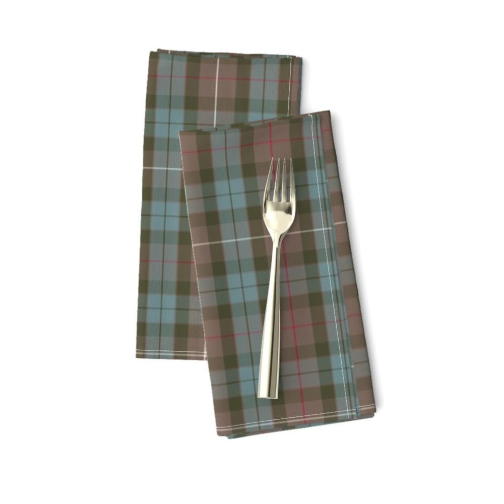 Dinner Napkins |  Fraser Hunting tartan, 6″ weathered Dinner Napkins Dining Dinner Napkins