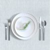 Rectangular Tablecloths |  Faded French Stripe – Blue Rectangular Tablecloth Dining Faded French Stripe - Blue