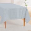 Rectangular Tablecloths |  Faded French Stripe – Blue Rectangular Tablecloth Dining Faded French Stripe - Blue