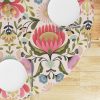 Round Tablecloths |  maximalist folk flowers 24″ Round Tablecloth Dining Maximalist Folk Flowers 24"