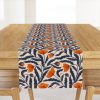 Table Runners |  Poppy Flower Blue and Orange Table Runner Dining Poppy Flower Blue And Orange