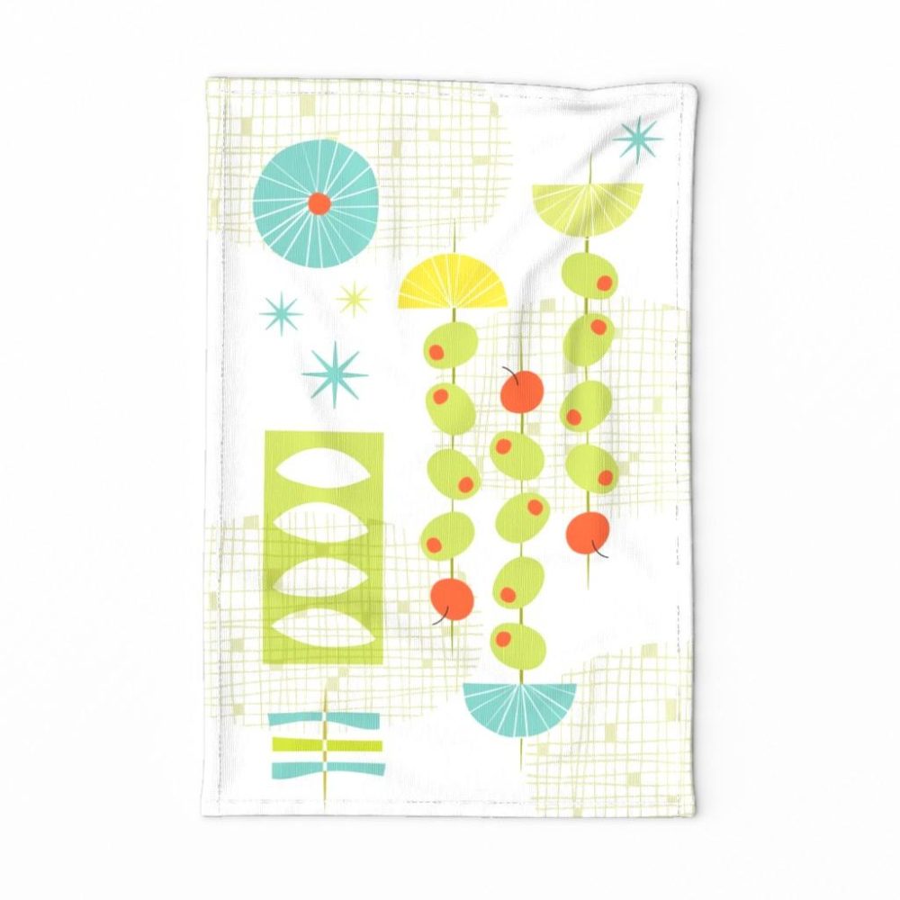 Tea Towels |  Five Oclock Tea Towel Dining Tea Towels