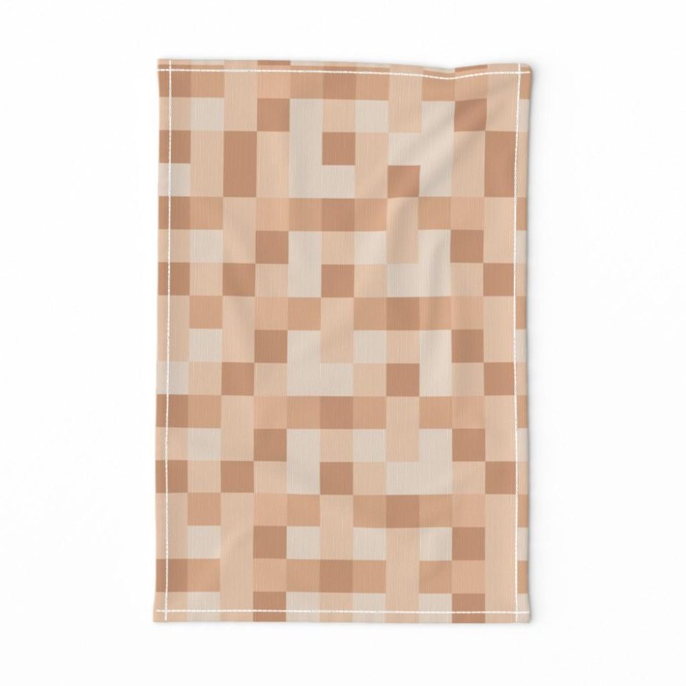 Tea Towels |  pixel skin censor  Tea Towel Dining Tea Towels