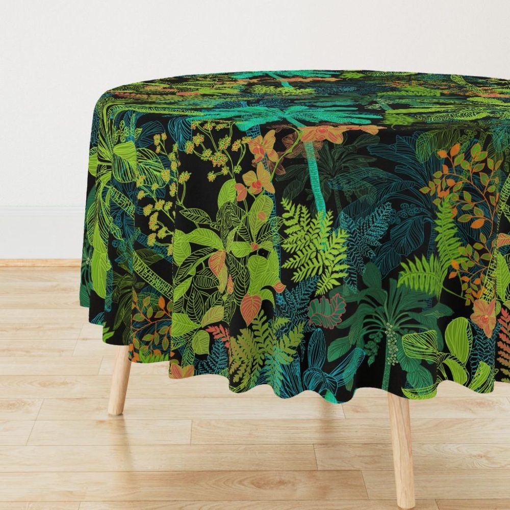 Round Tablecloths |  Backyard Gardening in the Tropics Round Tablecloth Dining Backyard Gardening In The Tropics