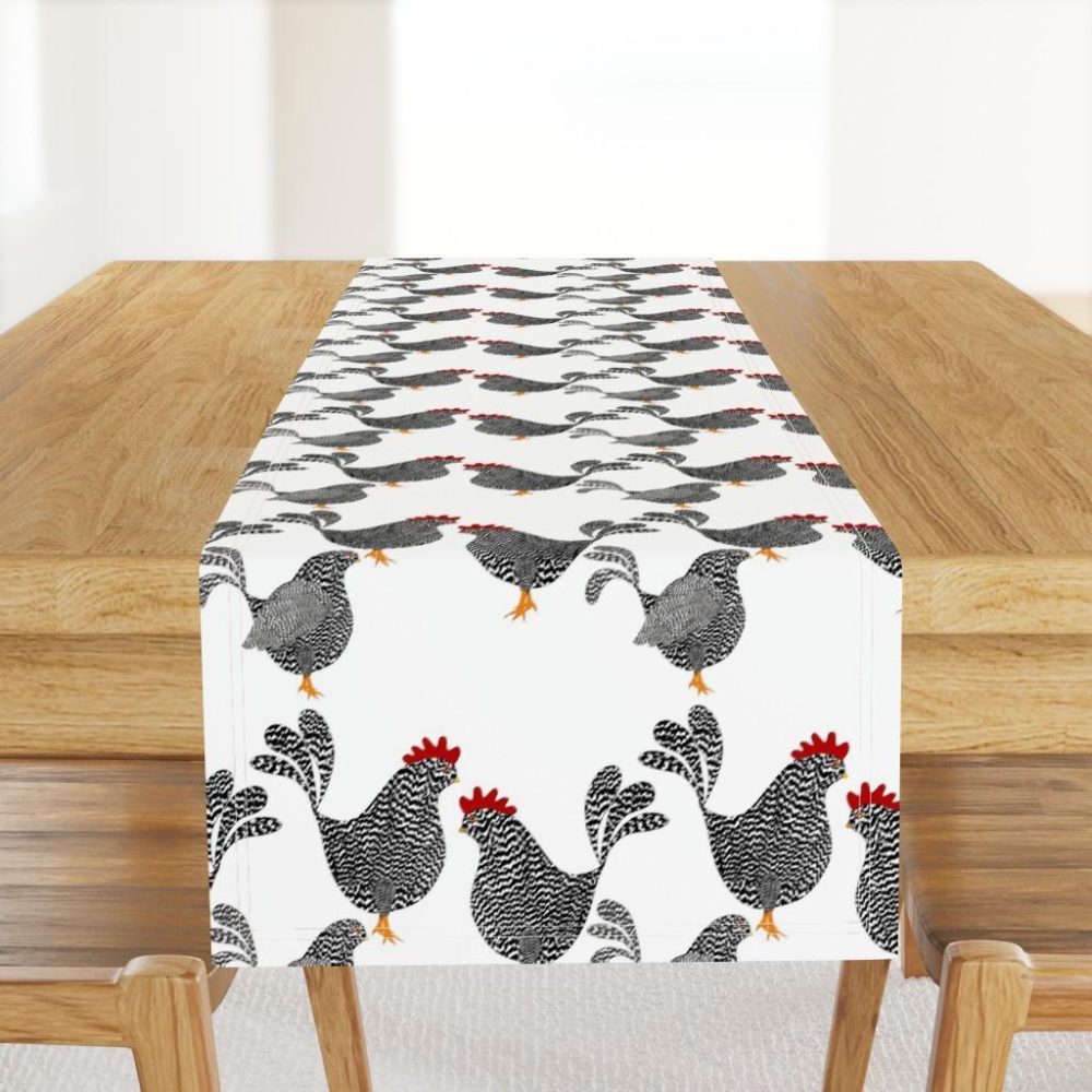 Table Runners |  Chick, Chick, Chickens Table Runner Dining Table Runners