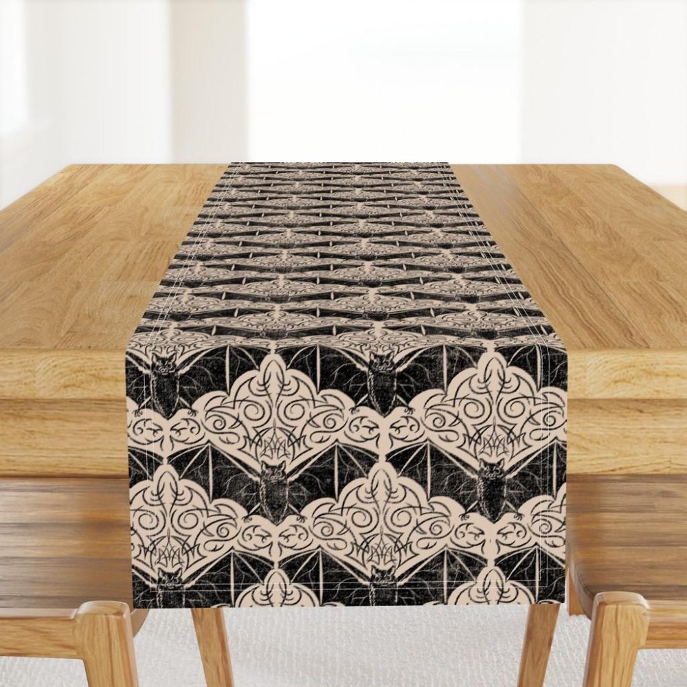 Table Runners |  Gothic Bats Table Runner Dining Table Runners