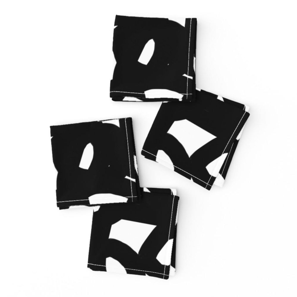 Cocktail Napkins |  Freestyle in black Cocktail Napkins Cocktail Napkins Cocktail Napkins